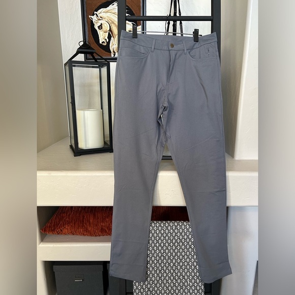 Men’s Barbell Athletic Straight Leg Pants Grey Size 32 - Picture 1 of 4